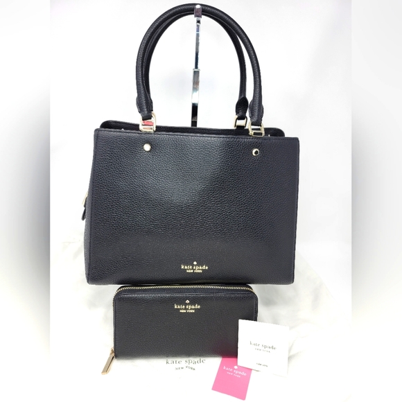 kate spade Bags Nwt Kate Spade Leather Bag Wallet Set Poshmark